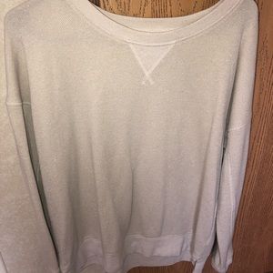Cream glittery American eagle sweater